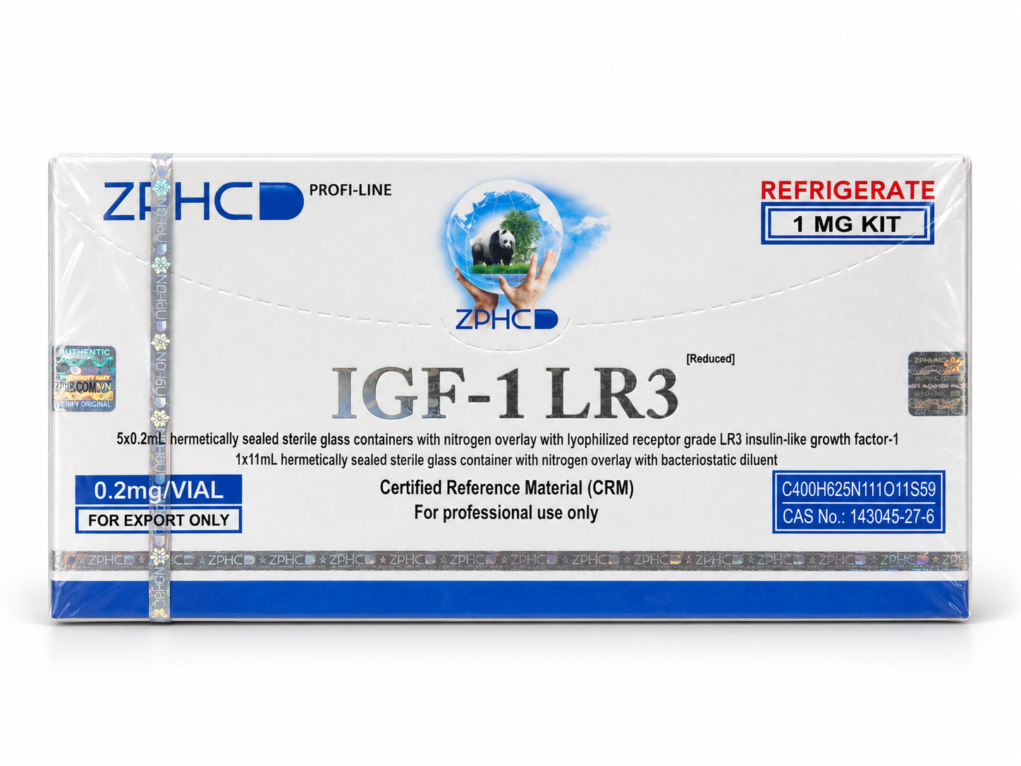 IGF1-LR3 research peptide vial