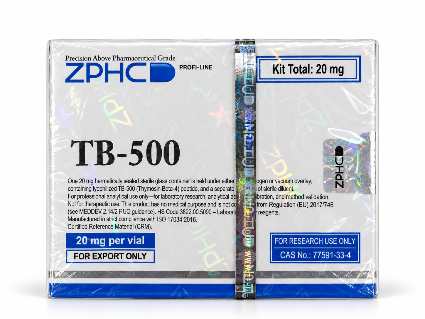 TB-500 research peptide vial