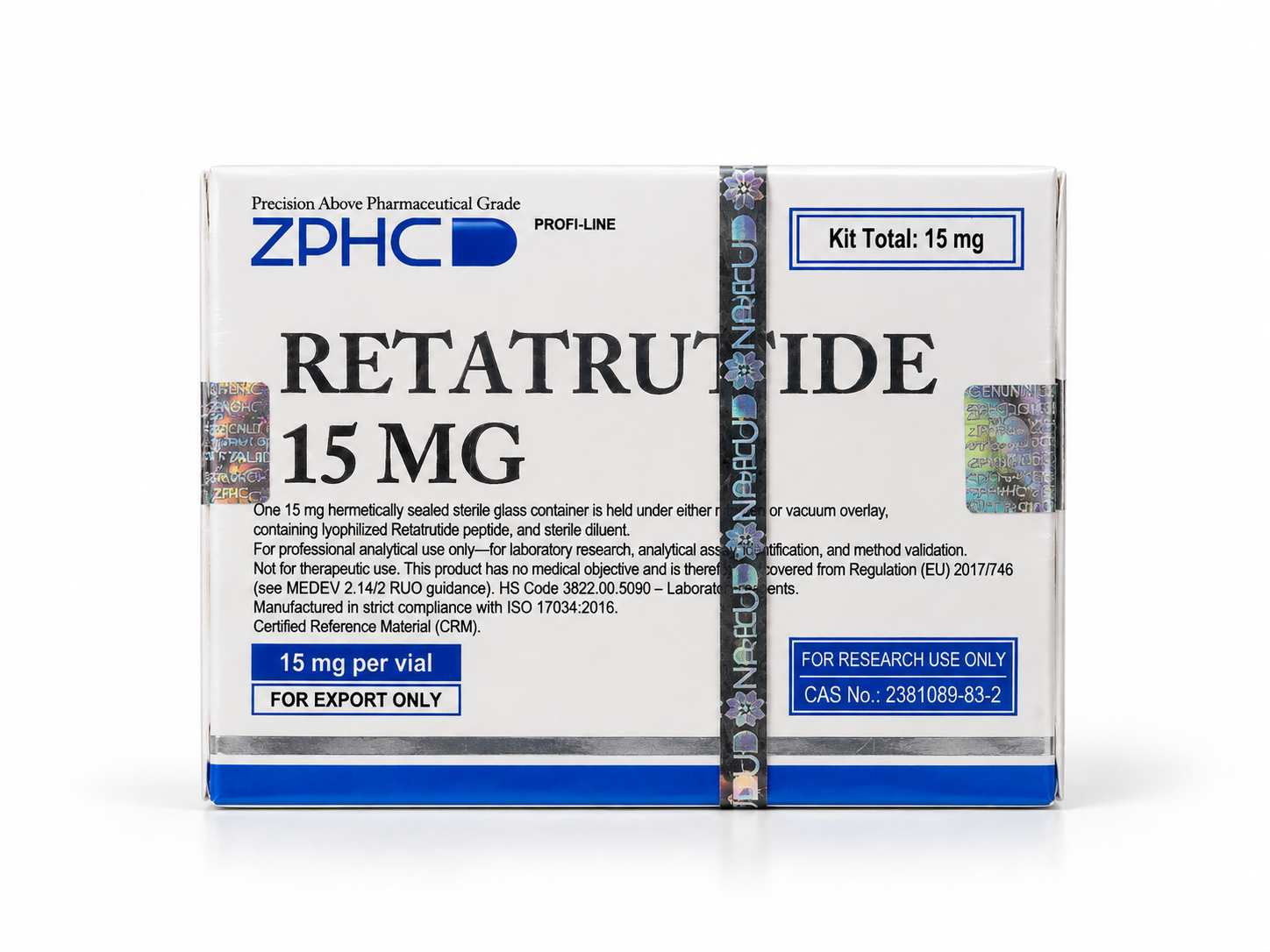 Retatrutide research peptide vial